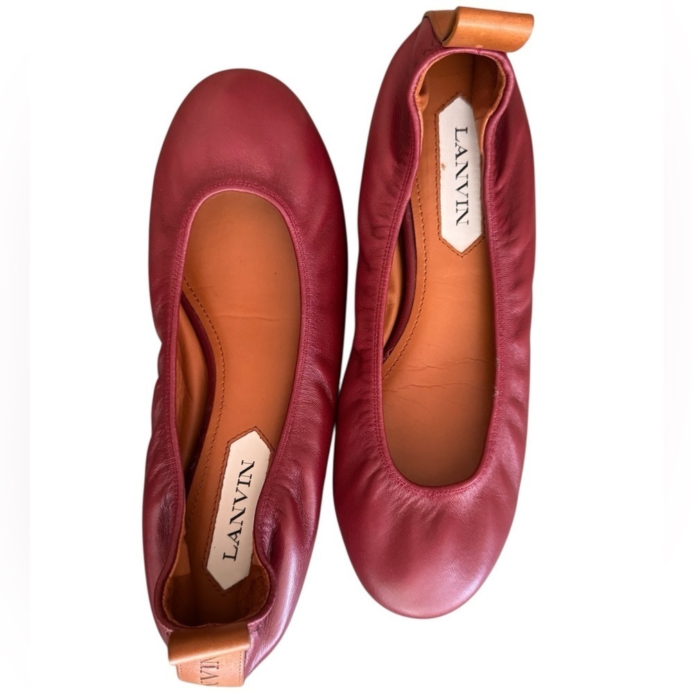 Lanvin Leather Ballet Flats